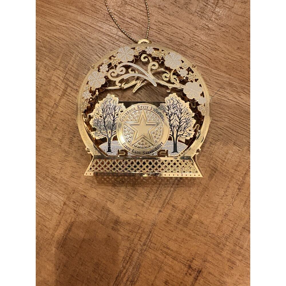 Oklahoma Governor's Mansion Christmas Tree Ornament 2019 Souvenir - Picture 6 of 6